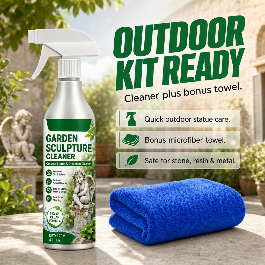 📢📢50 % Rabatt!!🥳💞 50K+ VERKAUFT! ⚡✨Kraftvolles Reinigungsspray für Gartenskulpturen – entfernt Schmutz & lässt die Oberfläche wieder frisch strahlen 🗿