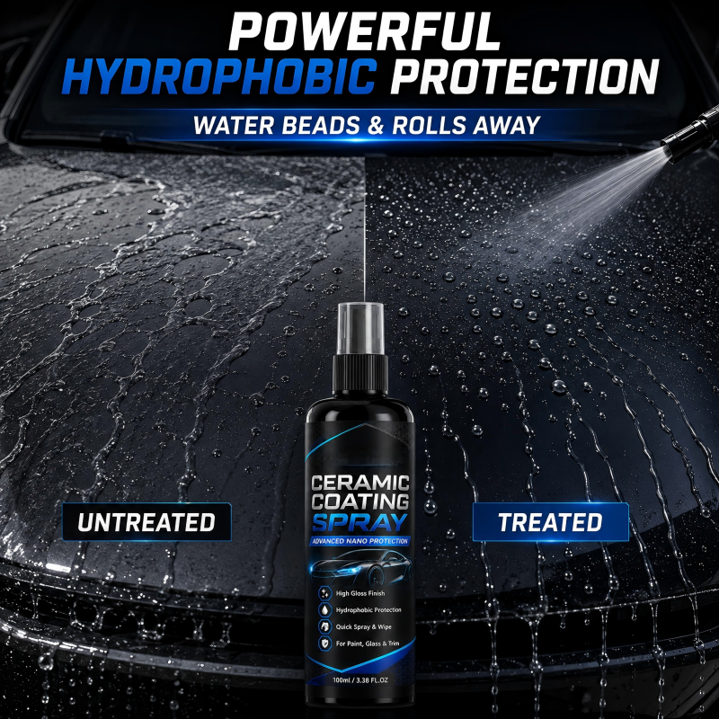 🥳2026 HEISSER VERKAUF🥳💞ÜBER 50.000 VERKAUFT! 🚗✨ 50 % RABATT! Nano-Keramik-Versiegelungsspray – Hydrophobe Barriere weist Regen und Schlamm ab und verleiht tiefen, spiegelähnlichen Glanz. Lack, Glas und Felgen – nur ein Sprühstoß, Showroom-Glanz! 🛡️💎