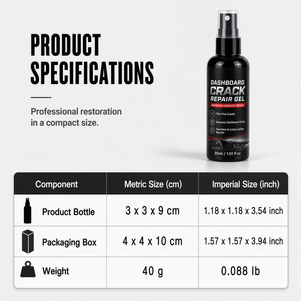 🔥2+1 GRATIS!!🚗Professionelles Gel zur Reparatur von Rissen im Armaturenbrett