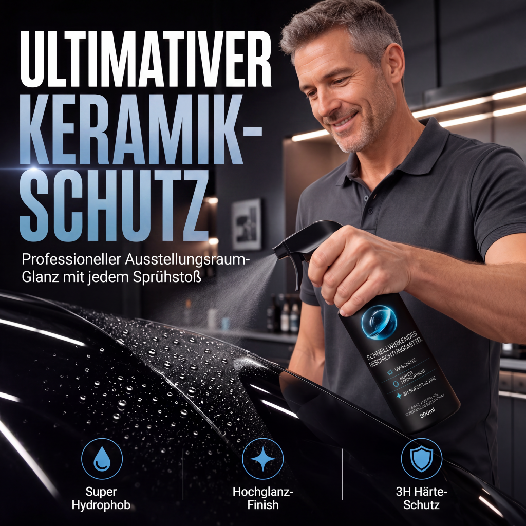 📢📢50 % Rabatt!! 🚗✨Quick‑Shine Autolack‑Sprühbeschichtung – Einfach aufsprühen für neuwertigen Lackglanz, wasser‑ und schmutzabweisend
