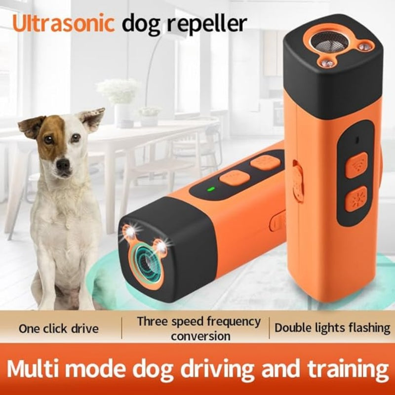 📢📢50 % Rabatt!! ⏰🐕 Tragbares Ultraschall-Hundeabwehrgerät, wiederaufladbar, 3 Modi, Hundetraining & Abwehr, für Outdoor & Spaziergänge