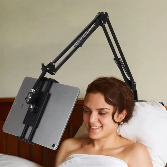 📢📢50 % RABATT!! ⏰Versteckter, ausziehbarer Ständer für Smartphone und Tablet am Bett