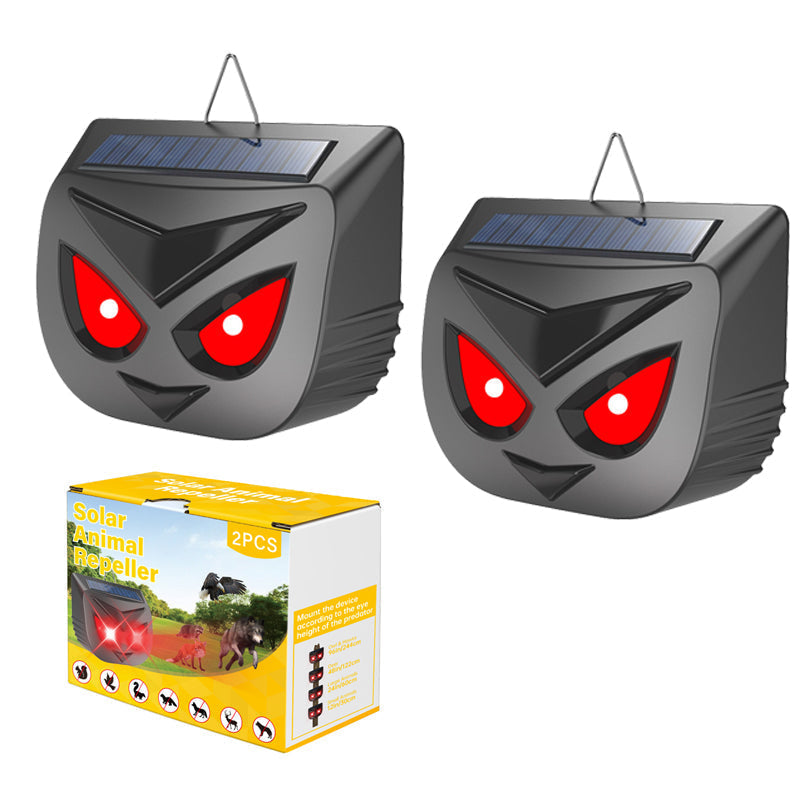 🔥 HEISSER SALE – 50 % RABATT 🔥 Solarbetriebenes Tiervertreibungsgerät mit blinkenden LED-Leuchten