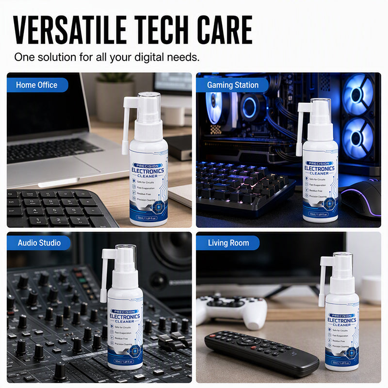 🔥🎁 2+1 GRATIS!!🥳💞 50K+ VERKAUFT! ⚡💨 Schnelltrocknendes Präzisions-Reinigungsspray für Elektronik