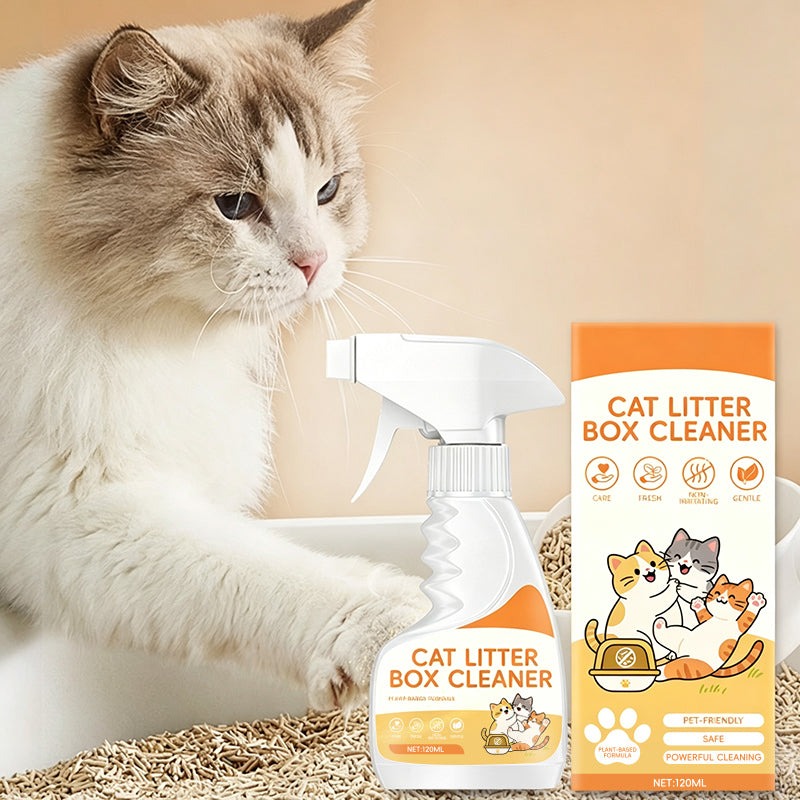 💥 50 % Rabatt! 🐱 Pflanzlicher Katzenstreureiniger – entfernt Flecken und neutralisiert Gerüche. Milde Formel, sicher für die tägliche Anwendung. 120 ml 🧼