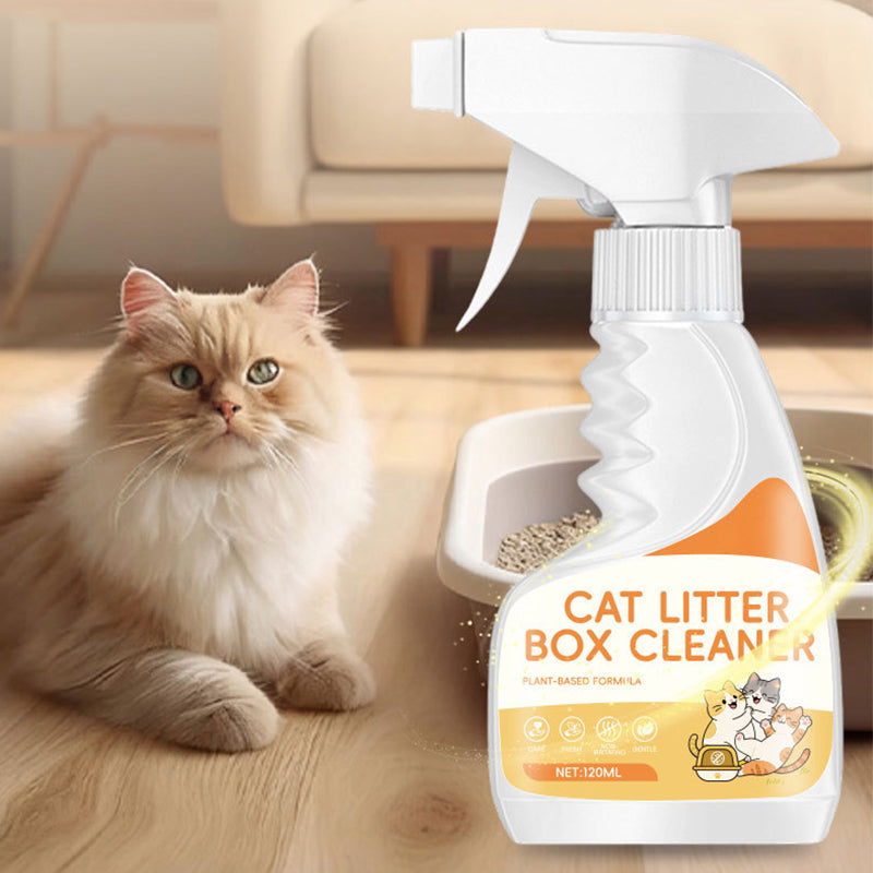 💥 50 % Rabatt! 🐱 Pflanzlicher Katzenstreureiniger – entfernt Flecken und neutralisiert Gerüche. Milde Formel, sicher für die tägliche Anwendung. 120 ml 🧼