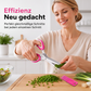 ⏳ 50% RABATT! ✂️ 5-Klingen-Kräuterschere – Mehrlagiger Küchen-Kräuterschneider | Schnell Schnittlauch, Petersilie, Frühlingszwiebeln & frische Kräuter hacken | Schnell, einfach & ohne Chaos