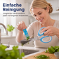 ⏳ 50% RABATT! ✂️ 5-Klingen-Kräuterschere – Mehrlagiger Küchen-Kräuterschneider | Schnell Schnittlauch, Petersilie, Frühlingszwiebeln & frische Kräuter hacken | Schnell, einfach & ohne Chaos