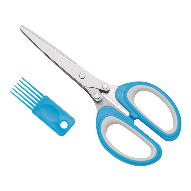 ⏳ 50% RABATT! ✂️ 5-Klingen-Kräuterschere – Mehrlagiger Küchen-Kräuterschneider | Schnell Schnittlauch, Petersilie, Frühlingszwiebeln & frische Kräuter hacken | Schnell, einfach & ohne Chaos
