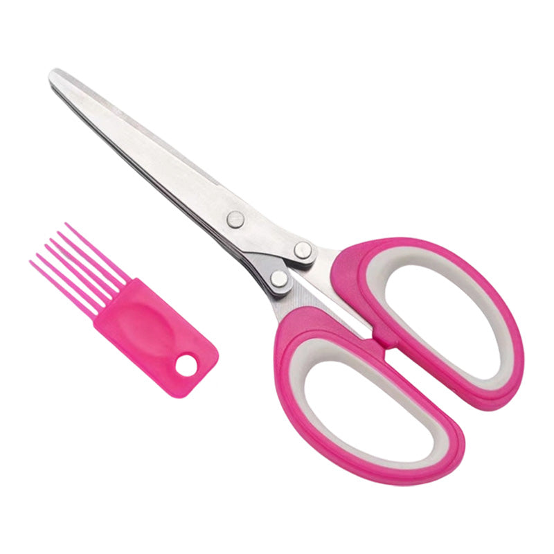 ⏳ 50% RABATT! ✂️ 5-Klingen-Kräuterschere – Mehrlagiger Küchen-Kräuterschneider | Schnell Schnittlauch, Petersilie, Frühlingszwiebeln & frische Kräuter hacken | Schnell, einfach & ohne Chaos