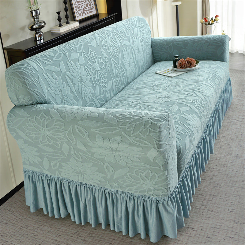 📢📢50 % RABATT!!⏰ Rutschfester Jacquard-Sofabezug｜Elastischer Rand, vollflächige Abdeckung 🏠