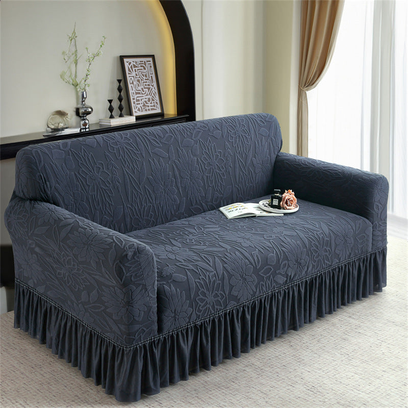 📢📢50 % RABATT!!⏰ Rutschfester Jacquard-Sofabezug｜Elastischer Rand, vollflächige Abdeckung 🏠