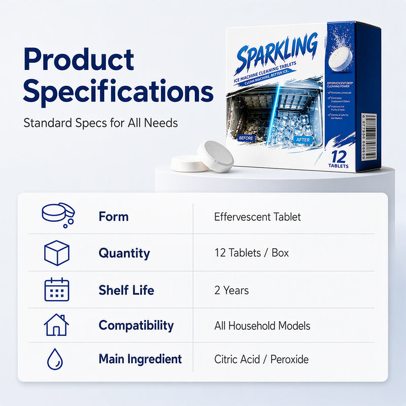 🔥🎁 2+1 GRATIS!!🥳💞 50K+ VERKAUFT! ⚡🧊Reinigungs- und Entkalkungstabletten für Eismaschinen