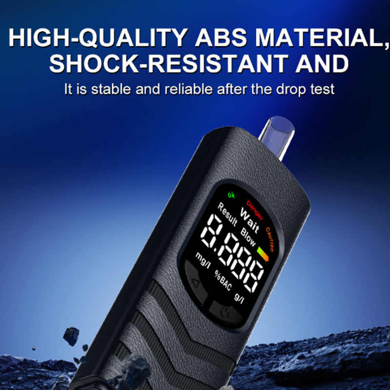📢📢 50 % RABATT!! 🚔✨ Tragbares wiederaufladbares Atemalkoholmessgerät – schneller Alkoholtester für Zuhause & Unterwegs | ｜LCD-Display + Sprachansage