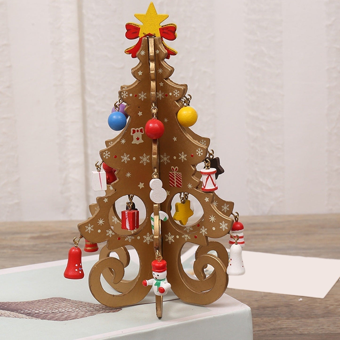 🎄 DIY-Weihnachtsbaumschmuck-Set aus Holz – Bauen, Dekorieren & Spielen! ✨