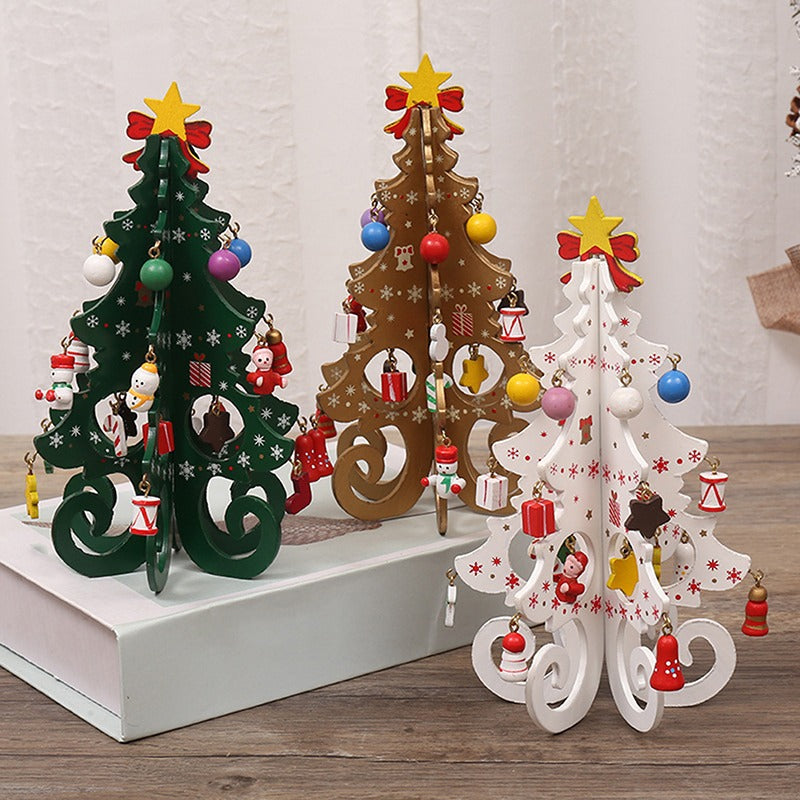 🎄 DIY-Weihnachtsbaumschmuck-Set aus Holz – Bauen, Dekorieren & Spielen! ✨