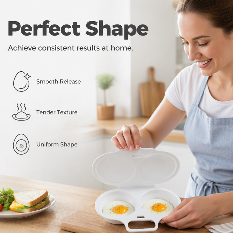 🥳HEISSER VERKAUF 2026🥳💞Mehr als 50.000 verkauft! 🥗🎁 50 % RABATT! Mikrowellen-Eierkocher mit Deckel und Griff - Zweikammer‑Design, antihaftbeschichtet und leicht zu reinigen. Gesünder als Braten – zuschlagen und sparen! 🏠✅