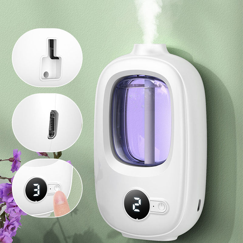 📢📢50 % RABATT! ⏰🎶 Automatischer Aromatherapie-Diffusor – Feiner Nebel, programmierbarer Timer und LED-Licht, ideal für Schlafzimmer und Büros 🌿💡