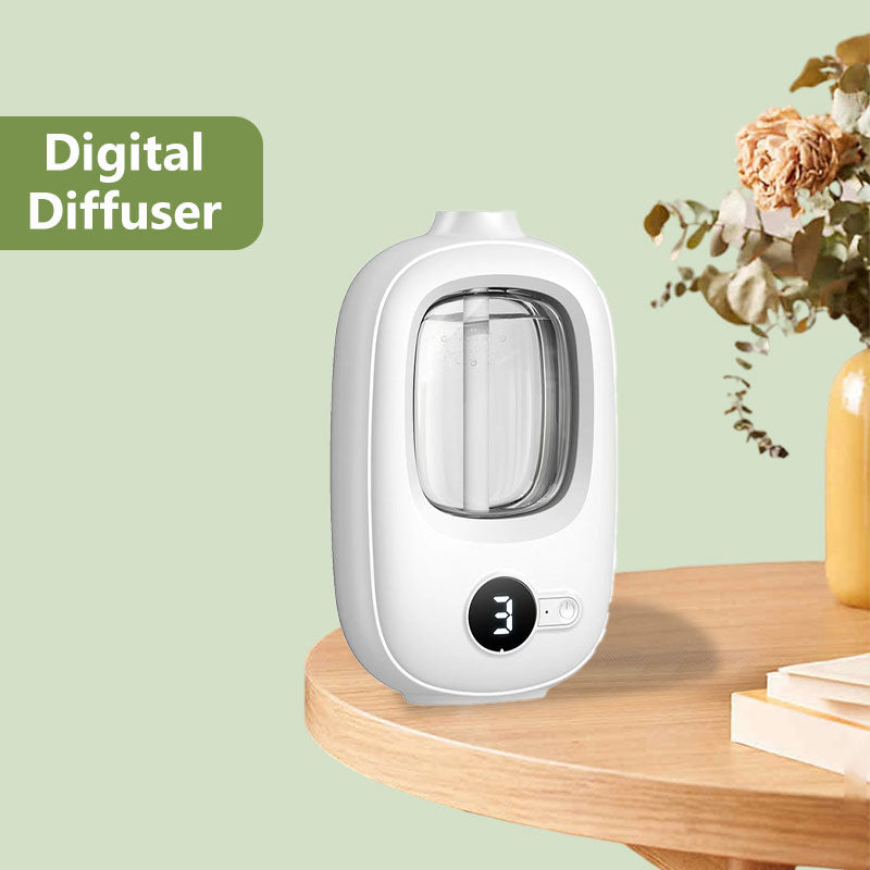 📢📢50 % RABATT! ⏰🎶 Automatischer Aromatherapie-Diffusor – Feiner Nebel, programmierbarer Timer und LED-Licht, ideal für Schlafzimmer und Büros 🌿💡