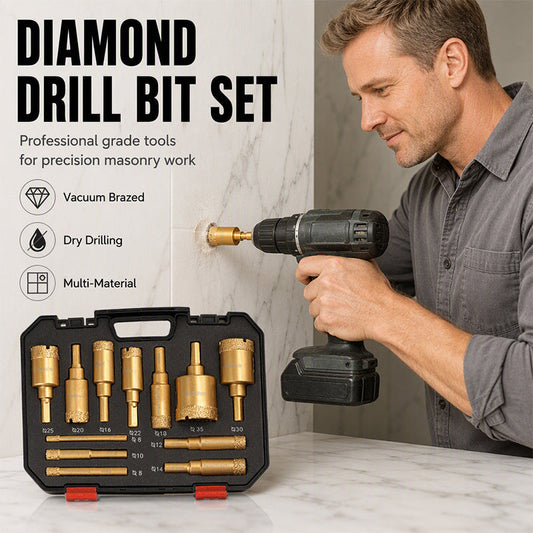 12-teiliges Diamant-Lochbohrer-Set