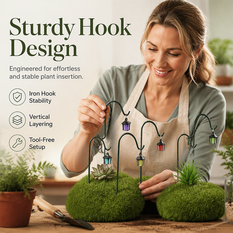 🌿 HEISSER VERKAUF 2026 🥳🌙Leuchtende Pflanzenstecker – 50 % reduziert! 7 Farben, hochwertiges Kunstharz, stabile Eisenhaken – zauberhafte Gartendeko. 🌙