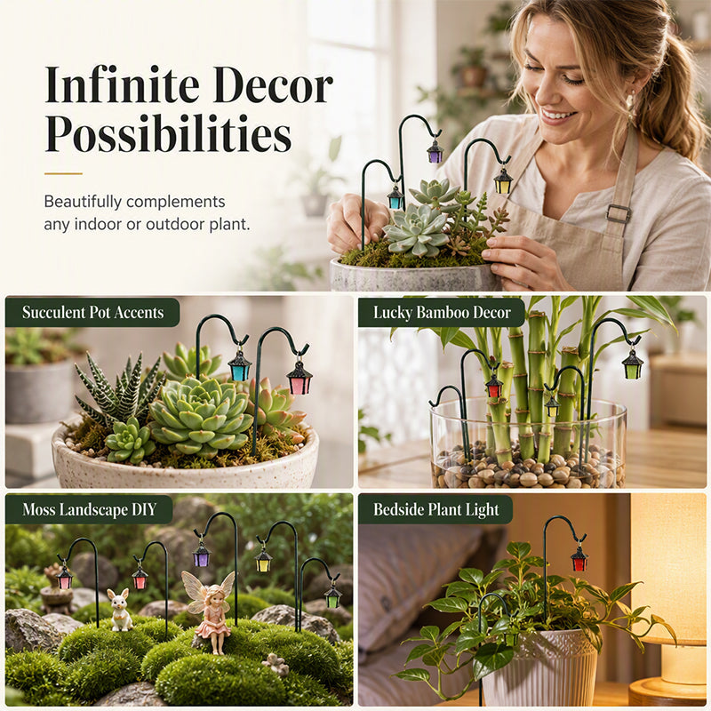 🌿 HEISSER VERKAUF 2026 🥳🌙Leuchtende Pflanzenstecker – 50 % reduziert! 7 Farben, hochwertiges Kunstharz, stabile Eisenhaken – zauberhafte Gartendeko. 🌙