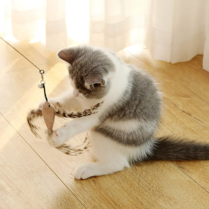 🔥50 % Rabatt! 🐦Interaktives Saugnapf‑Vogel Katzenspielzeug - Für eine glückliche und aktive Katze den ganzen Tag🐱