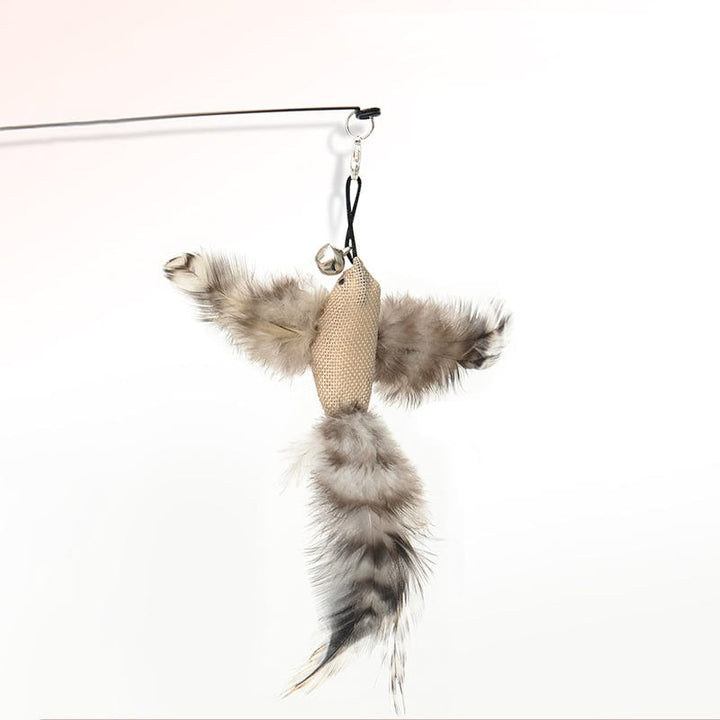 🔥50 % Rabatt! 🐦Interaktives Saugnapf‑Vogel Katzenspielzeug - Für eine glückliche und aktive Katze den ganzen Tag🐱