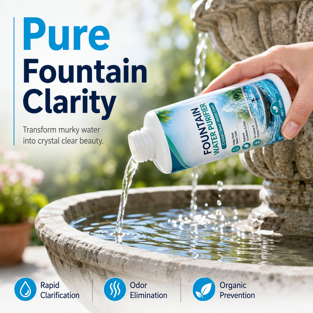 🔥🎁 2+1 GRATIS!!🥳💞 50K+ VERKAUFT! ⚡💧 Wasseraufbereiter und Klärmittel für Springbrunnen