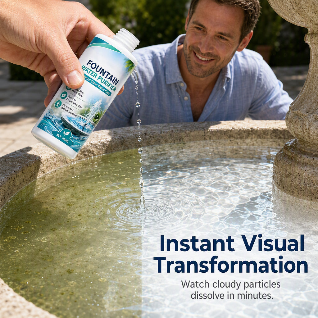 🔥🎁 2+1 GRATIS!!🥳💞 50K+ VERKAUFT! ⚡💧 Wasseraufbereiter und Klärmittel für Springbrunnen