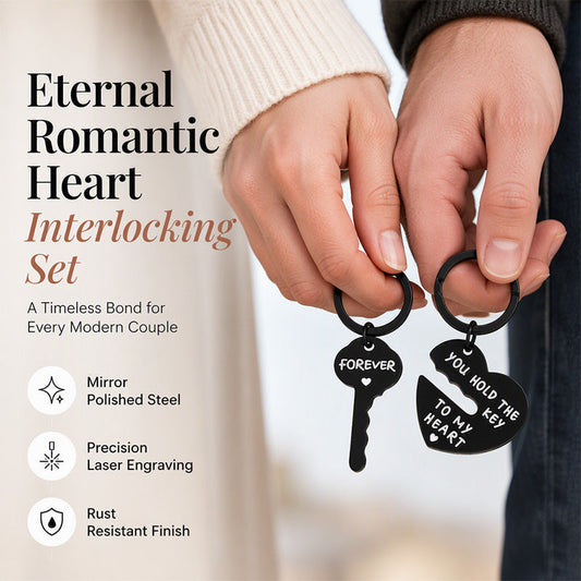 💞 Romantisches Paar-Schlüsselanhänger Set – perfektes Geschenk für Ihren Liebhaber!