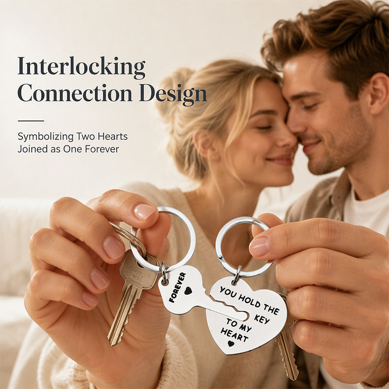 💞 Romantisches Paar-Schlüsselanhänger Set – perfektes Geschenk für Ihren Liebhaber!