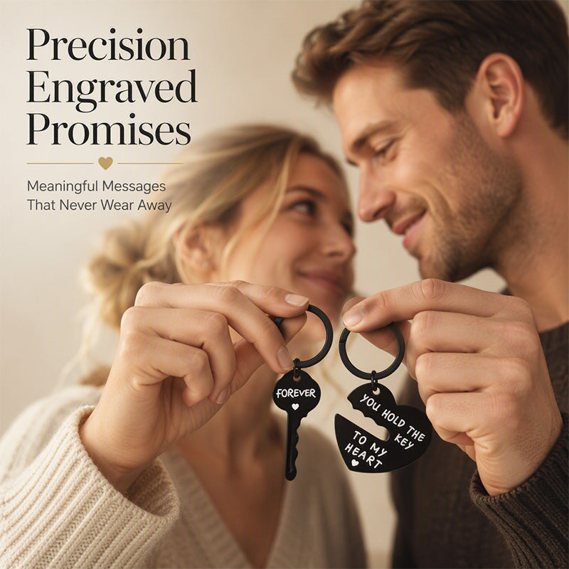 💞 Romantisches Paar-Schlüsselanhänger Set – perfektes Geschenk für Ihren Liebhaber!