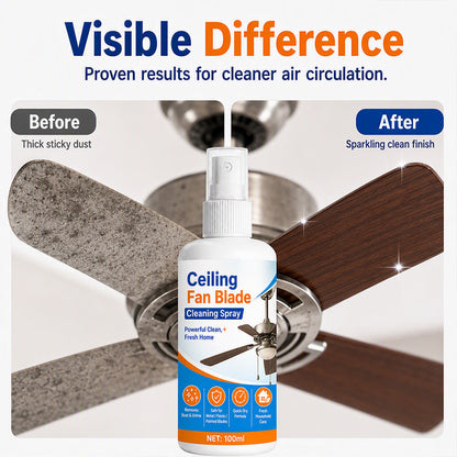 🔥2 kaufen, 1 gratis! 😍 50 % Rabatt! 🧴Reinigungsspray für Deckenventilator‑Blätter｜Einfache Staubentfernung