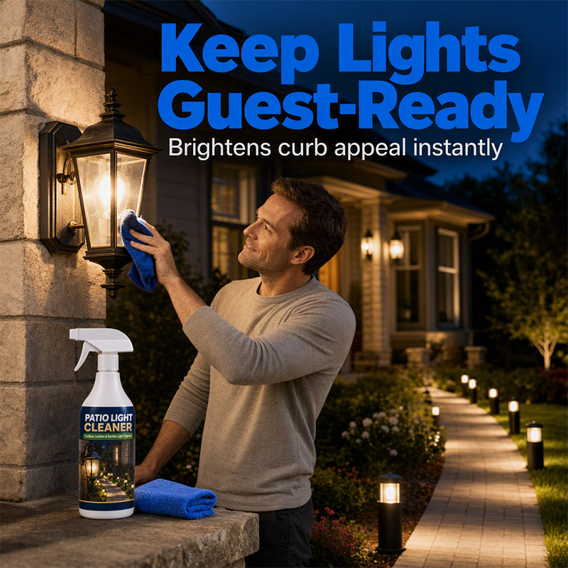 ✨Effektives Reinigungsspray für Außenlaternen & Gartenleuchten