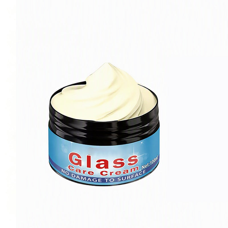 Streifenfreie Glas‑Pflegecreme