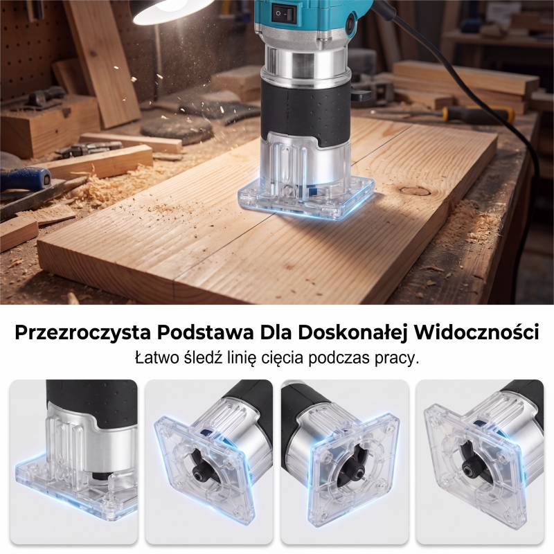 ⚙️ 800-W-Elektro-Holzfräse und Kantenfräsen-Set