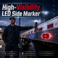 🚛 50% RABATT! 💡 2‑er‑Set LED‑Lkw‑Leuchten – 360° Sichtbarkeit, wetterfest & einfach zu montieren – Maximale Sicherheit bei Nacht & schlechtem Wetter 🌙