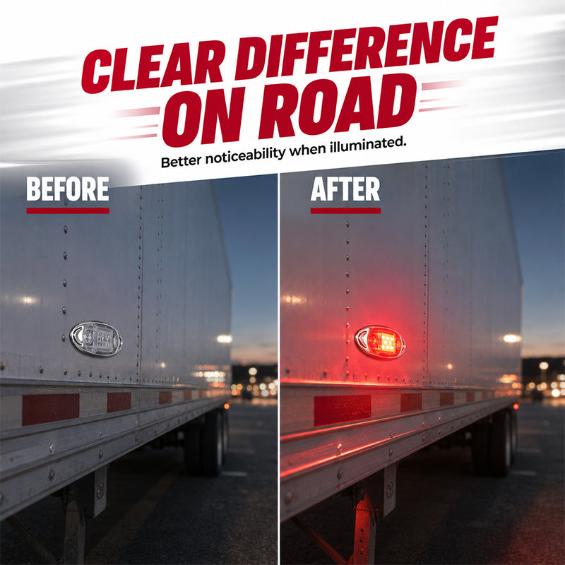 🚛 50% RABATT! 💡 2‑er‑Set LED‑Lkw‑Leuchten – 360° Sichtbarkeit, wetterfest & einfach zu montieren – Maximale Sicherheit bei Nacht & schlechtem Wetter 🌙