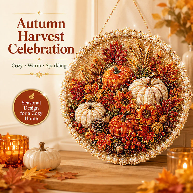 🌸 LIMITED TIME –🎄🎅 DIY Four Seasons Pearl Wreath Kit | 4 Seasonal Designs for Beautiful Handmade Home Décor 🎁✨
