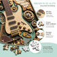🎸 Kreatives Steampunk‑Gitarren‑3D‑Puzzle｜DIY‑Bausatz mit Zahnrad‑Mechanik