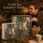 🎸 Kreatives Steampunk‑Gitarren‑3D‑Puzzle｜DIY‑Bausatz mit Zahnrad‑Mechanik