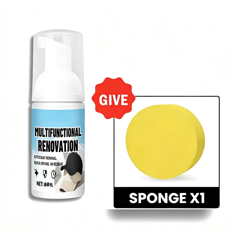🔥🎁 1+1 GRATIS!!🥳💞 50K+ VERKAUFT! ⚡🧢 Schaum‑Reiniger für Baseball‑Kappen ohne Ausspülen, wasserloser Fleckentferner