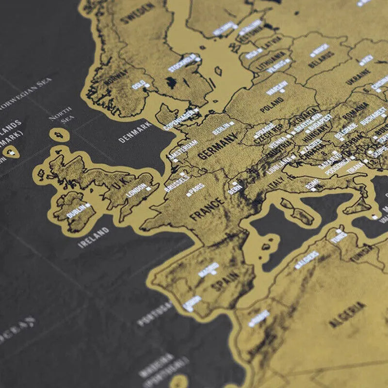 🌍 50 % RABATT! Scratch‑Map Reisetagebuch – Kratze deine Reiseerinnerungen frei, sieh welche Teile der Welt du schon entdeckt hast