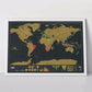 🌍 50 % RABATT! Scratch‑Map Reisetagebuch – Kratze deine Reiseerinnerungen frei, sieh welche Teile der Welt du schon entdeckt hast