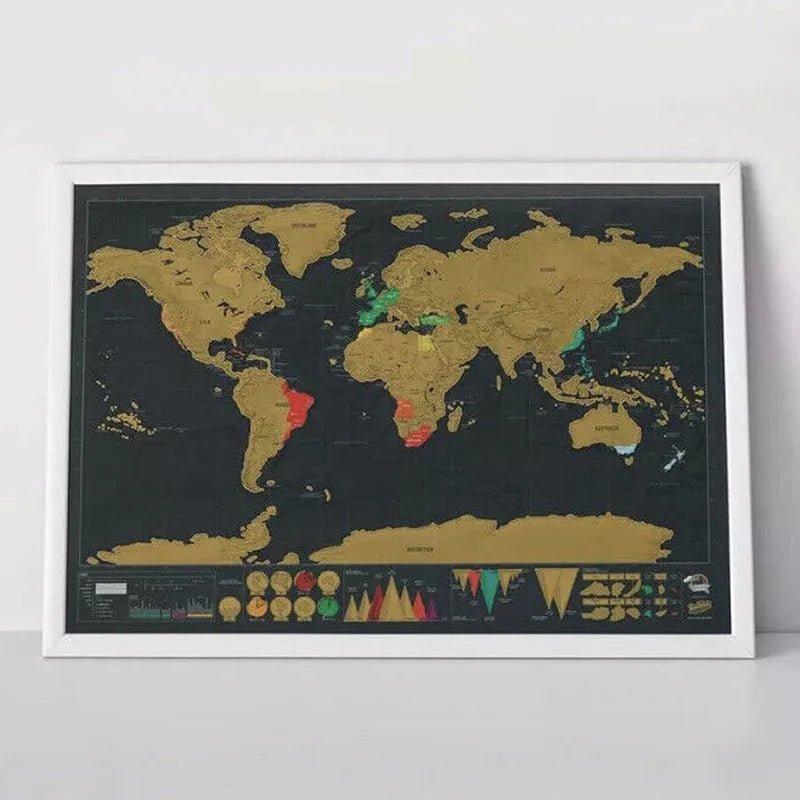 🌍 50 % RABATT! Scratch‑Map Reisetagebuch – Kratze deine Reiseerinnerungen frei, sieh welche Teile der Welt du schon entdeckt hast