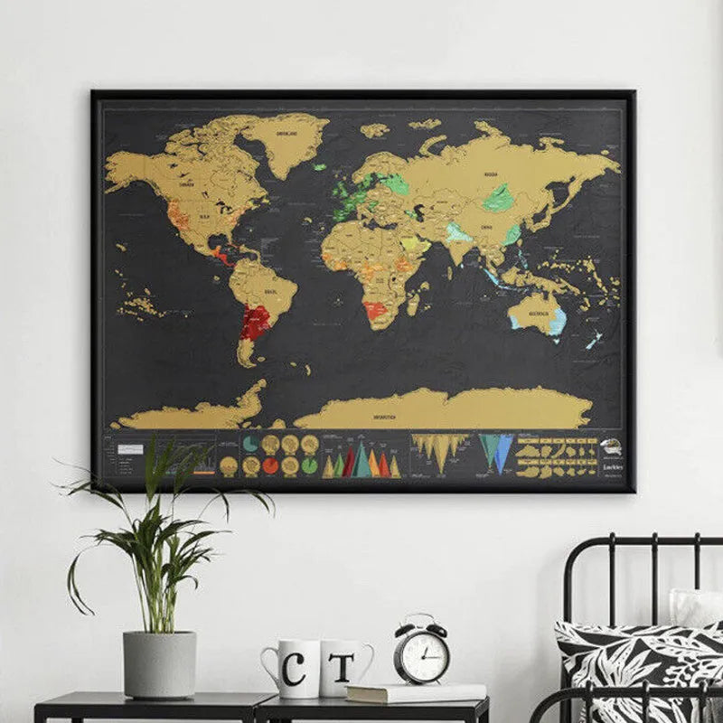 🌍 50 % RABATT! Scratch‑Map Reisetagebuch – Kratze deine Reiseerinnerungen frei, sieh welche Teile der Welt du schon entdeckt hast
