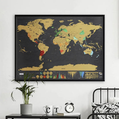 🌍 50 % RABATT! Scratch‑Map Reisetagebuch – Kratze deine Reiseerinnerungen frei, sieh welche Teile der Welt du schon entdeckt hast