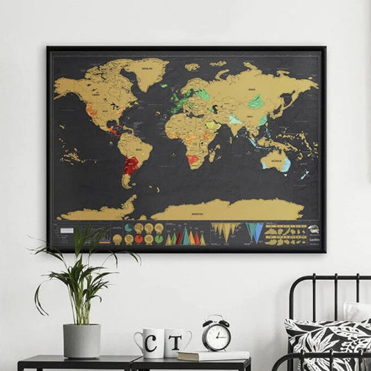 🌍 50 % RABATT! Scratch‑Map Reisetagebuch – Kratze deine Reiseerinnerungen frei, sieh welche Teile der Welt du schon entdeckt hast