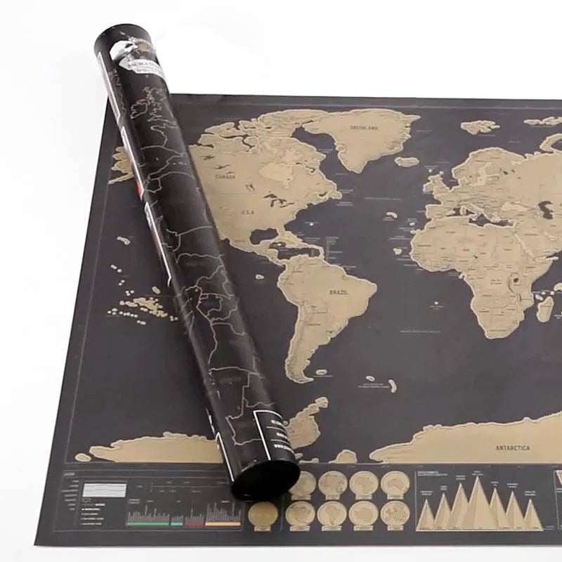 🌍 50 % RABATT! Scratch‑Map Reisetagebuch – Kratze deine Reiseerinnerungen frei, sieh welche Teile der Welt du schon entdeckt hast